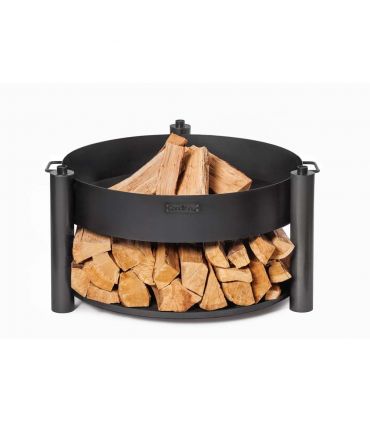 Braséro de jardin avec grille multifonctionnel 60cm «MONTANA X» de la grille 50 cm