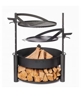 Braséro de jardin avec grille multifonctionnel 60cm «MONTANA X» de la grille 50 cm Braséro de jardin avec grille multifonctionnel 60cm «MONTANA X» de la grille 50 cm