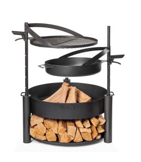 Braséro de jardin avec grille multifonctionnel 60cm «MONTANA X» de la grille 50 cm Braséro de jardin avec grille multifonctionnel 60cm «MONTANA X» de la grille 50 cm