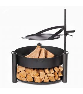 Braséro de jardin avec grille multifonctionnel 80cm «MONTANA X» de la grille 60 cm Braséro de jardin avec grille multifonctionnel 80cm «MONTANA X» de la grille 60 cm