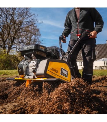 Motobineuse Thermique 212cc avec pack accessoires, largeur jusqu'à 85 cm TEXAS PACK-Lilli535TG