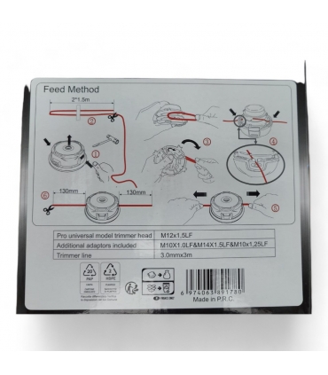 Tête de débroussailleuse universelle Tap n' Go qualité professionnelle Dunsch fil 3mm 7308002