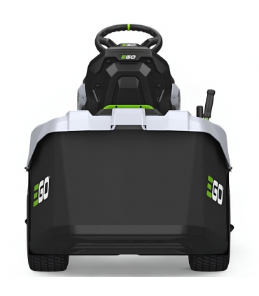 PACK Tondeuse autoportée sur batteries EGO, Lames 98cm, Bac arrière 300l et mulching, 5 batteries 10Ah et chargeur rapide -