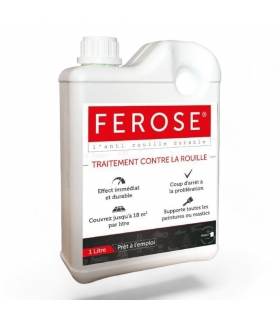 Traitement curatif anti rouille convertisseur de rouille Ferose - bidon 250mL Traitement curatif anti rouille convertisseur de rouille Ferose - bidon 250mL