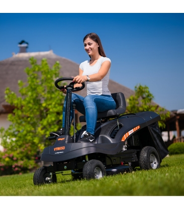Tondeuse Autoportée Rider VILLAGER - Coupe 61cm, Moteur Loncin, 4000 m²- VTR650