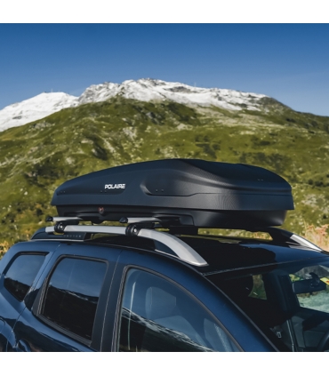 Coffre de toit Polaire 550 L 75 KG de charge fixation rapide aérodynamique C550-SENA