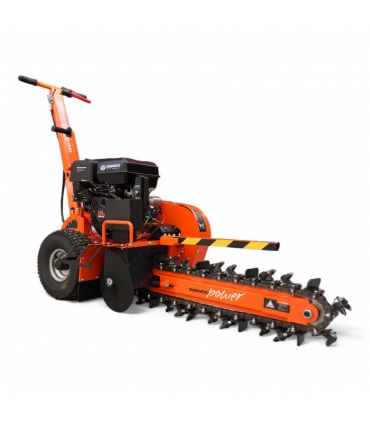 Trancheuse de sol DAEWOO 600mm, moteur Loncin 420cc démarrage électrique - DAFTR15-100E