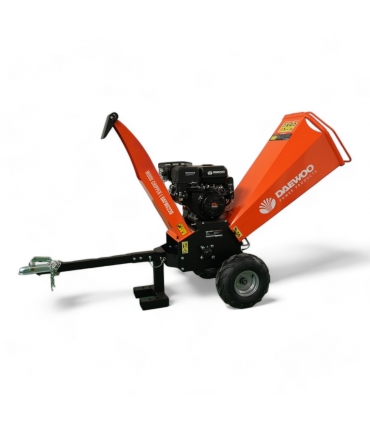 Broyeur végétaux thermique 15cv, 125mm de coupe, Démarrage électrique et remorquable - DAEWOO DAFWC230