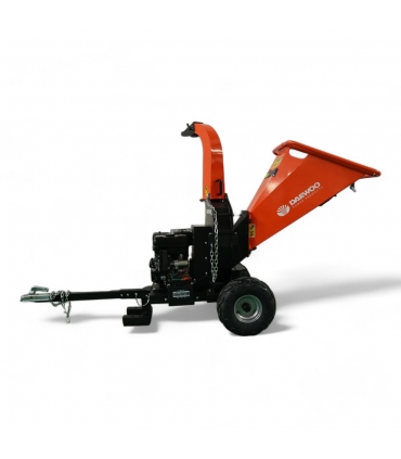 Broyeur de Branches 125mm, Moteur 420cc 15CV, Démarrage Électrique, Attache Remorque - DAEWOO DAFWC600
