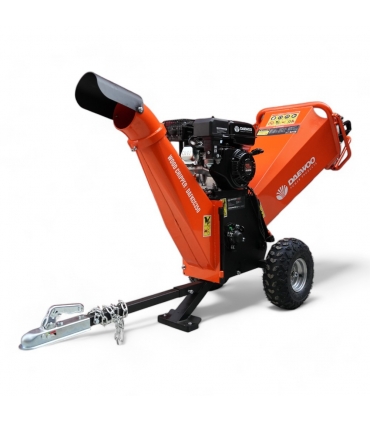Broyeur de végétaux DAEWOO - Diamètre 100mm, Moteur 212cc, avec barre de remorquage - DAFKCC350
