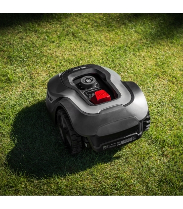 Tondeuse robot connectée avec batterie 20V / 5 Ah - Largeur de coupe 18 cm, jusqu'à 1000m2 de surface, Wifi et Bluetooth -