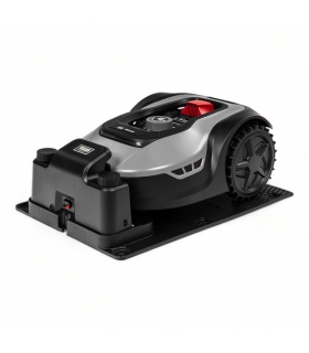 Tondeuse robot connectée avec batterie 20V / 5 Ah - Largeur de coupe 18 cm, jusqu'à 1000m2 de surface, Wifi et Bluetooth - Tondeuse robot connectée avec batterie 20V / 5 Ah - Largeur de coupe 18 cm, jusqu'à 1000m2 de surface, Wifi et Bluetooth -
