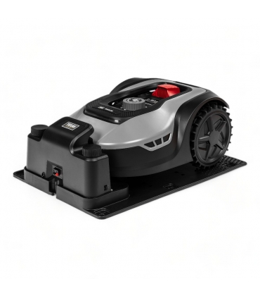 Tondeuse robot connectée avec batterie 20V / 5 Ah - Largeur de coupe 18 cm, jusqu'à 1000m2 de surface, Wifi et Bluetooth -
