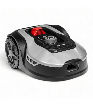 Tondeuse robot connectée avec batterie 20V / 5 Ah - Largeur de coupe 18 cm, jusqu'à 1000m2 de surface, Wifi et Bluetooth -