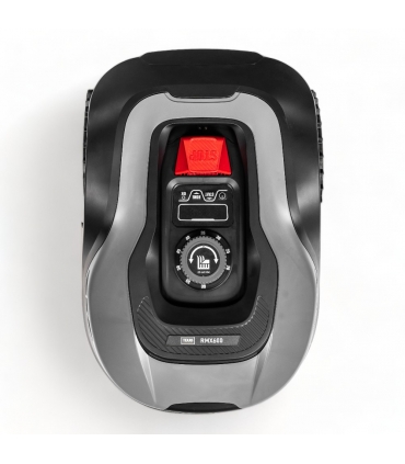 Tondeuse robot connectée avec batterie 20V / 5 Ah - Largeur de coupe 18 cm, jusqu'à 1000m2 de surface, Wifi et Bluetooth -