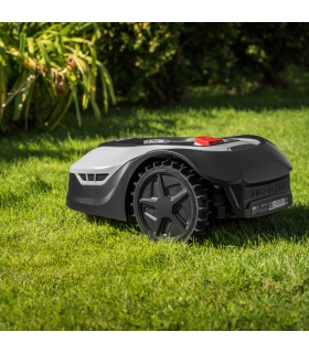 Tondeuse robot connectée avec batterie 20V / 5 Ah - Largeur de coupe 18 cm, jusqu'à 1000m2 de surface, Wifi et Bluetooth - Tondeuse robot connectée avec batterie 20V / 5 Ah - Largeur de coupe 18 cm, jusqu'à 1000m2 de surface, Wifi et Bluetooth -