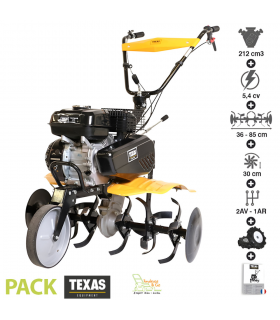 Motobineuse thermique 212cc 6 fraises boulonnés 2 AV 1 AR TEXAS FX815TG Motobineuse thermique 212cc 6 fraises boulonnés 2 AV 1 AR TEXAS FX815TG
