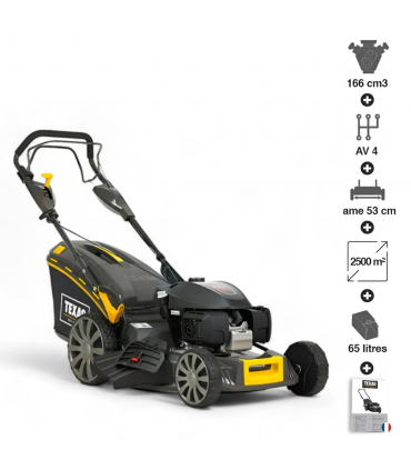 Tondeuse thermique autopropulsée moteur Honda 4,8cv mulching 51cm TEXAS Premium 5390TR