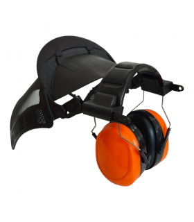 Casque de protection EPI tout en un avec visière et protection auditive Dunsch 73130016