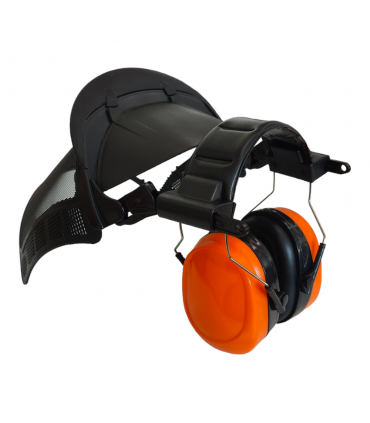 Casque de protection EPI tout en un avec visière et protection auditive Dunsch 73130016