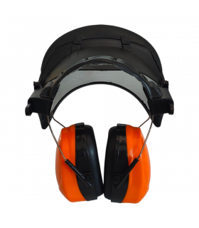 Casque de protection EPI tout en un avec visière et protection auditive Dunsch 73130016