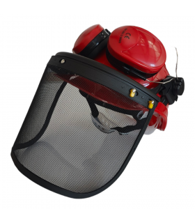 Casque de protection EPI 3 en 1 avec visière, coque et protection auditive Dunsch 73130007