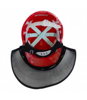 Casque de protection EPI 3 en 1 avec visière, coque et protection auditive Dunsch 73130007