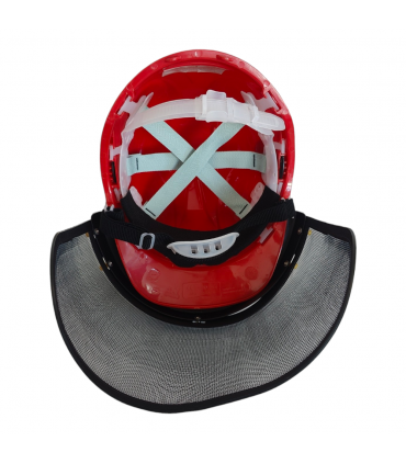 Casque de protection EPI 3 en 1 avec visière, coque et protection auditive Dunsch 73130007