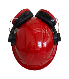 Casque de protection EPI 3 en 1 avec visière, coque et protection auditive Dunsch 73130007
