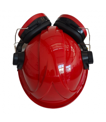 Casque de protection EPI 3 en 1 avec visière, coque et protection auditive Dunsch 73130007