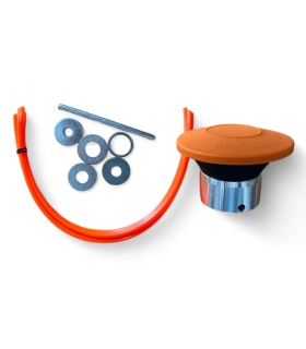 Tête de débroussailleuse anti choc en aluminium avec fil 3mm - DUNSCH 73090003 Tête de débroussailleuse anti choc en aluminium avec fil 3mm - DUNSCH 73090003