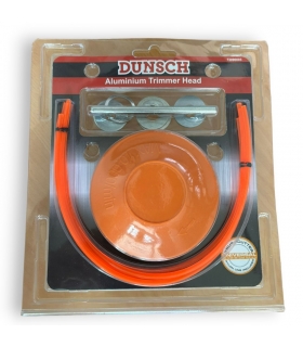 Tête de débroussailleuse anti choc en aluminium avec fil 3mm - DUNSCH 73090003 Tête de débroussailleuse anti choc en aluminium avec fil 3mm - DUNSCH 73090003