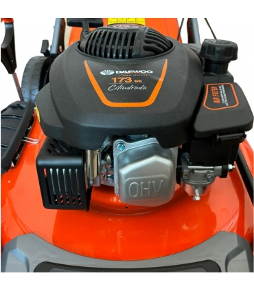 Tondeuse thermique autotractée 173 cc 51cm coupe mulching DAEWOO DLM5100SP