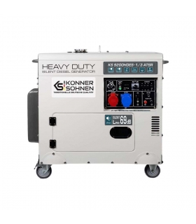 Générateur diesel boîtier renforcé 230 ou 400V moteur Euro 5 "Könner & Söhnen" KS 9200HDES-1/3 ATSR Générateur diesel boîtier renforcé 230 ou 400V moteur Euro 5 "Könner & Söhnen" KS 9200HDES-1/3 ATSR
