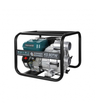 Motopompe 3 pouces spéciale eau de mer 60000l/h moteur 212 cc Könner  Söhnen KS 80TW
