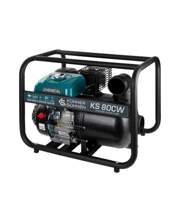 Motopompe spéciale eau de mer et produits chimiques 212cc 3 pouces 60000L/h Könner  Söhnen KS 80CW