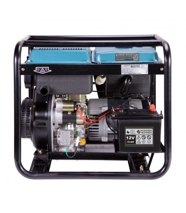 Générateur diesel Euro 5 boitier ATS intégré puissance 6500W "Könner & Söhnen" KS 9100HDE-1/3 ATSR