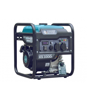 Générateur-onduleur portable inverter 3300W, 2 prises 230V - Könner  Söhnen KS 3300i
