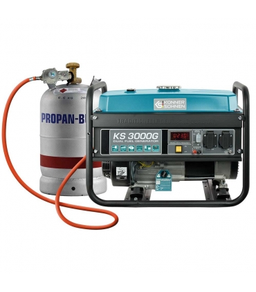 Générateur à essence/gaz 3kW avec système AVR - Könner & Söhnen KS 3000G