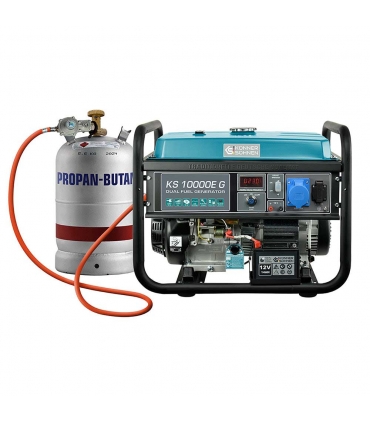 Générateur à essence/gaz 8 kW avec démarrage électrique - Könner & Söhnen KS 10000E G