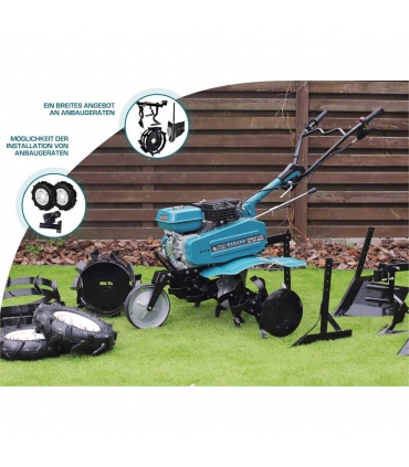 Motoculteur thermique 212cc, 6 fraises, largeur de travail de 108 cm - Könner  Söhnen KS 7HP-950A