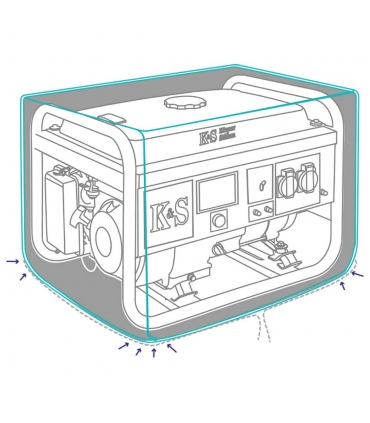 Housse de protection pour Générateur KS 2900, 3000 - Könner  Söhnen KS Cover 10