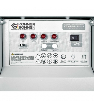 Commutateur de transfert automatique pour générateur - Könner  Söhnen KS ATS 4/32-15