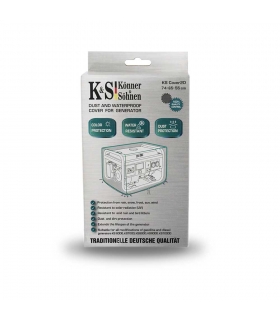Housse de protection pour groupe électrogènes résistante aux Intempéries - Könner  Söhnen KS Cover 20 Housse de protection pour groupe électrogènes résistante aux Intempéries - Könner  Söhnen KS Cover 20