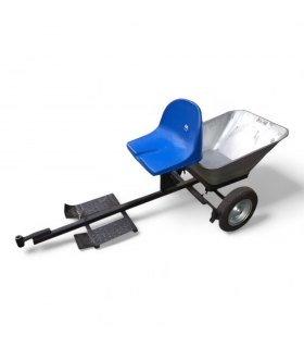 Remorque chaise compatible avec tous modèles de motoculteurs - KAAN RK-EL-400 Remorque chaise compatible avec tous modèles de motoculteurs - KAAN RK-EL-400