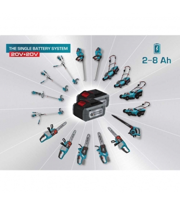 Tondeuse électrique sans fil, lame 33 cm, surface 100 et 250 m² - Könner  Söhnen KS 33LM-20V