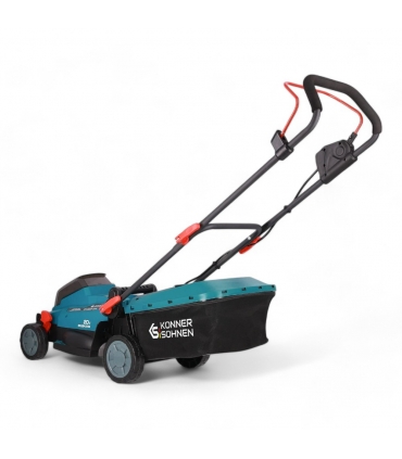 Tondeuse électrique sans fil, lame 33 cm, surface 100 et 250 m² - Könner  Söhnen KS 33LM-20V