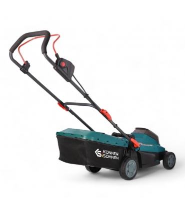 Tondeuse électrique sans fil, lame 33 cm, surface 100 et 250 m² - Könner  Söhnen KS 33LM-20V