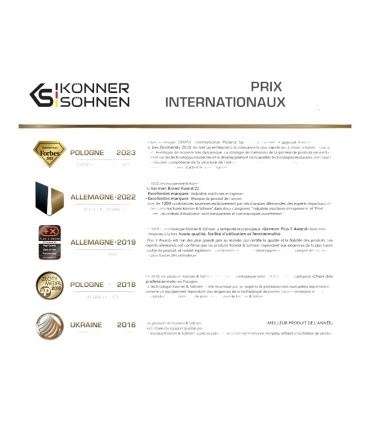 Tondeuse à batterie 40V, lame 43 cm, surface 300 à 500 m² - Könner  Söhnen KS 43LM-40V