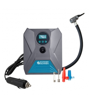 Compresseur automobile 120W, 25L/min, 10 bars, Câble de 3 mètres - Könner  Söhnen KS P10